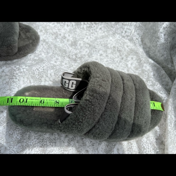 UGG Fluff Yeah Slide Charcoal size 8 - Picture 13 of 16